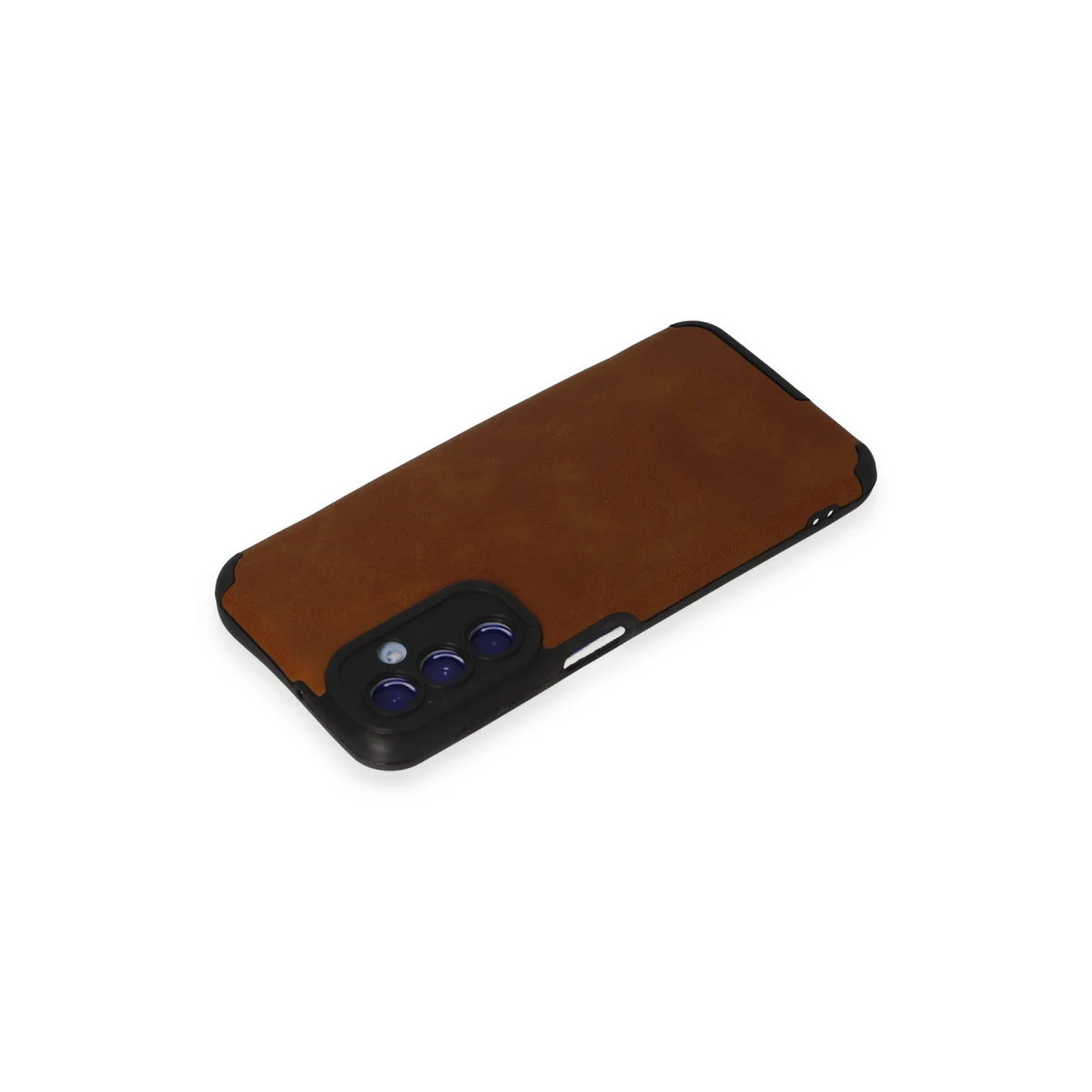 Galaxy M34 5G Loop Deri Silikon Kılıf - Kahverengi Premium Koruma