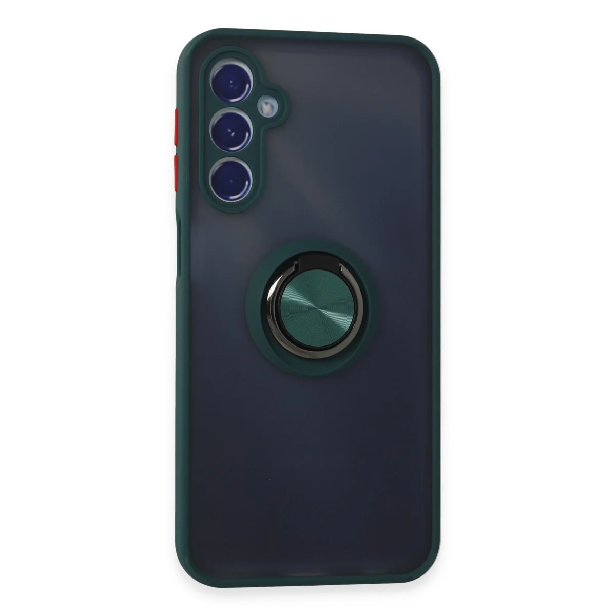 Galaxy M34 5G Montreal Yüzüklü Silikon Kılıf - Yeşil