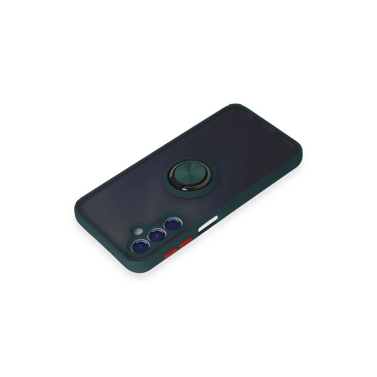 Galaxy M34 5G Montreal Yüzüklü Silikon Kılıf - Yeşil