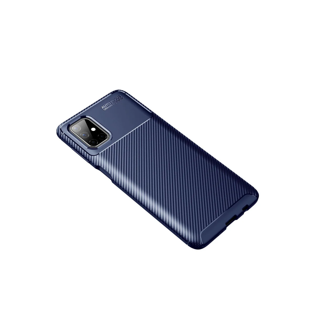 Galaxy M51 Karbon Kılıf Auto Focus - Lacivert