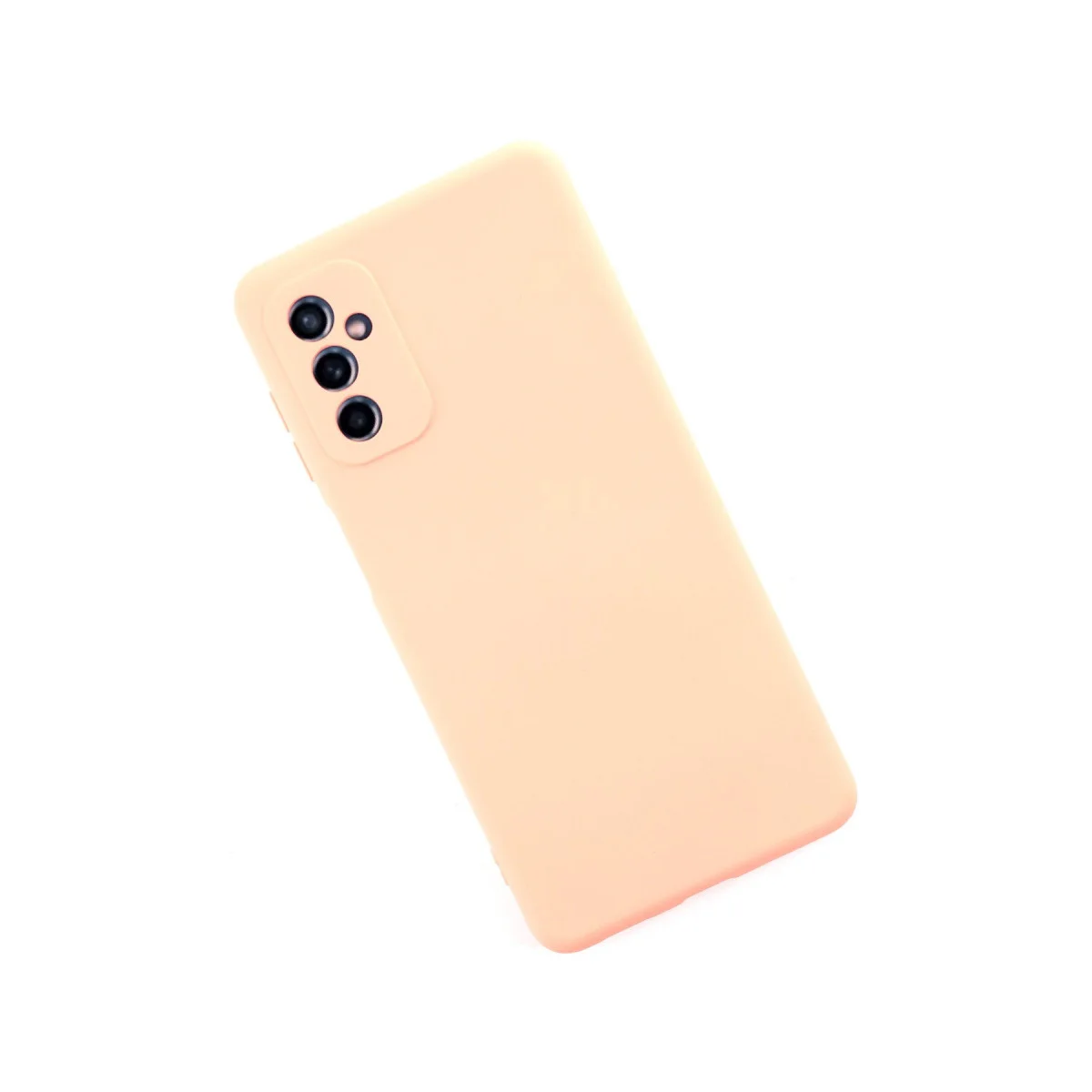 Galaxy M52 5G Kılıf Nano İçi Kadife Silikon - Pudra
