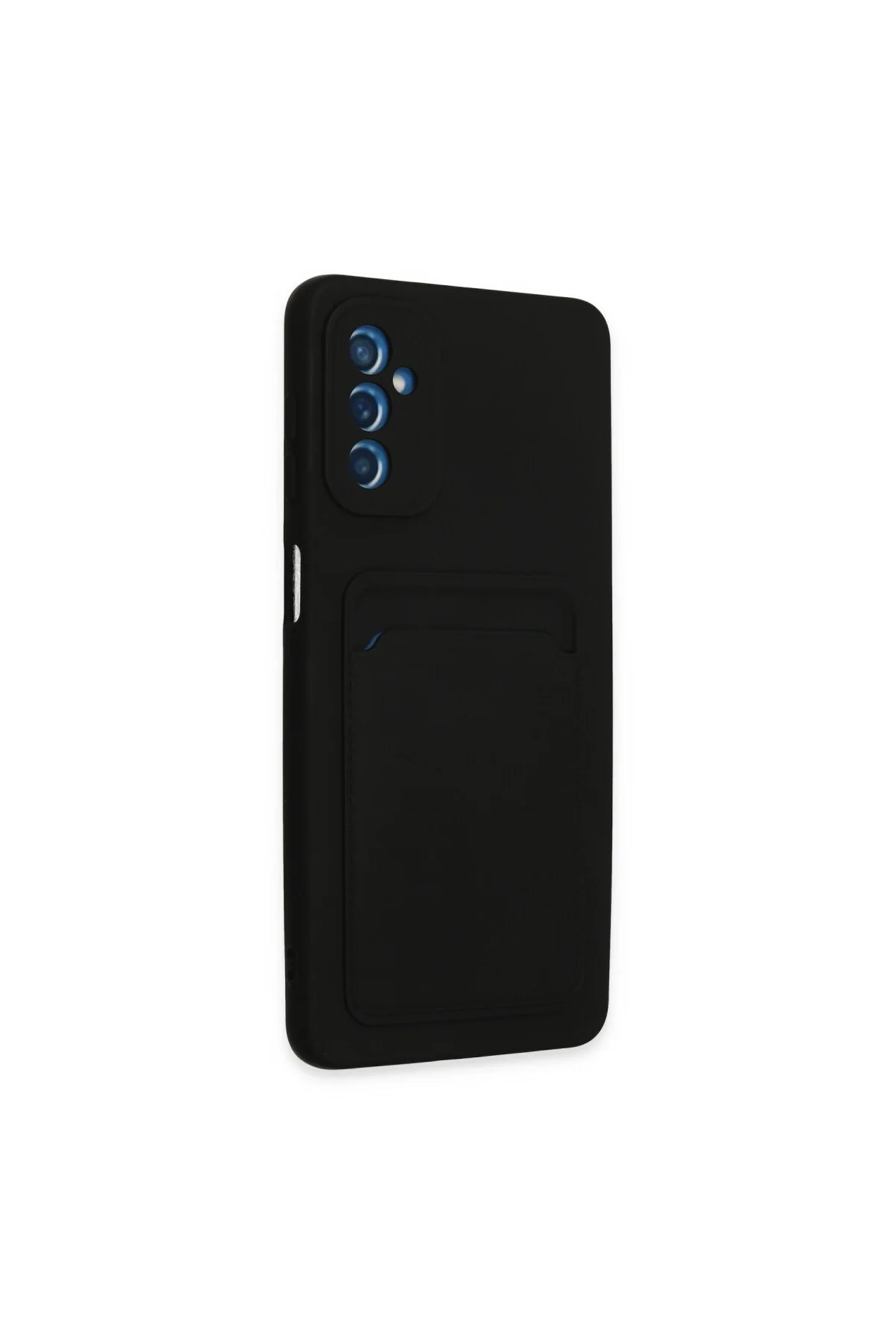 Galaxy M52 5G Kılıf Kelvin Kartvizitli Silikon - Siyah