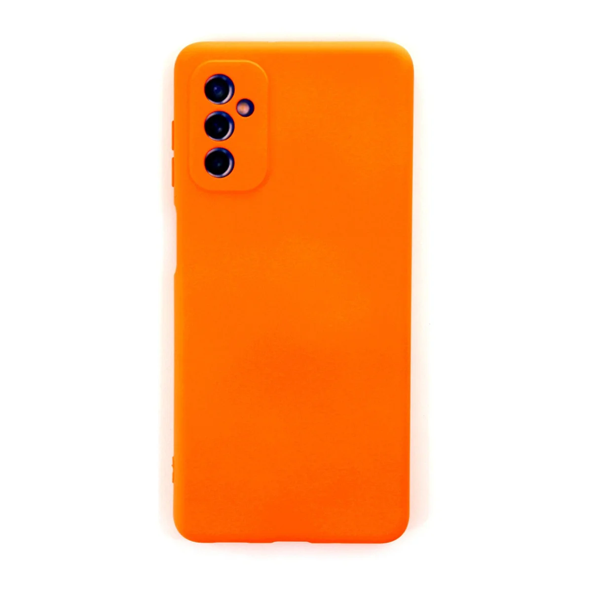 Galaxy M52 5G Kılıf - Nano İçi Kadife Silikon Turuncu Premium Koruma Kılıfı