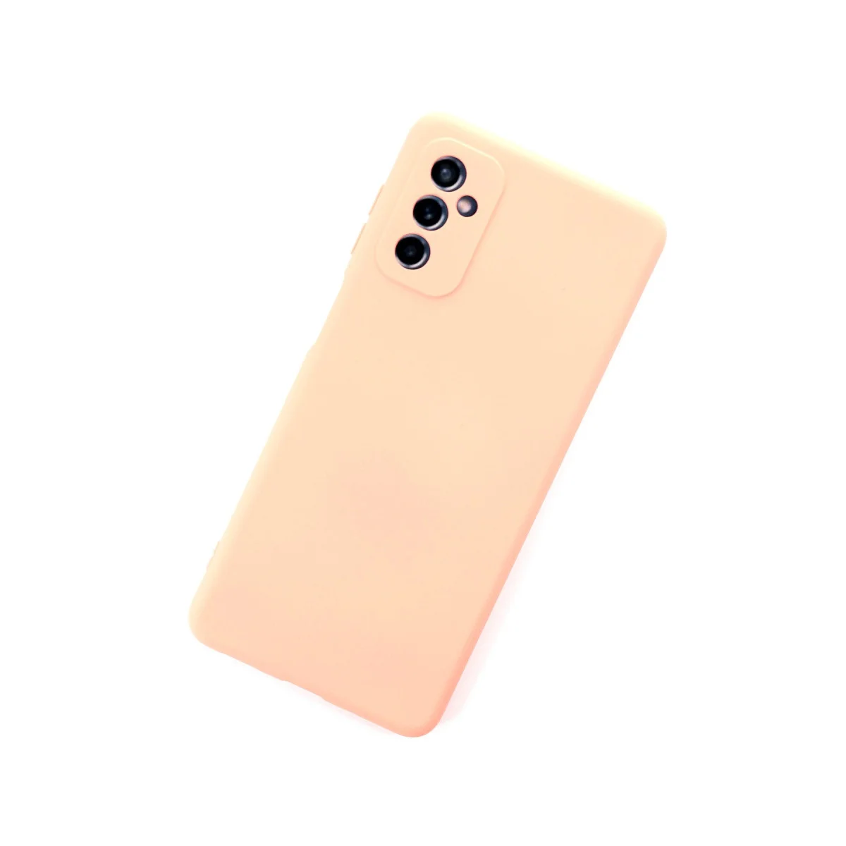Galaxy M52 5G Kılıf Nano İçi Kadife Silikon - Pudra