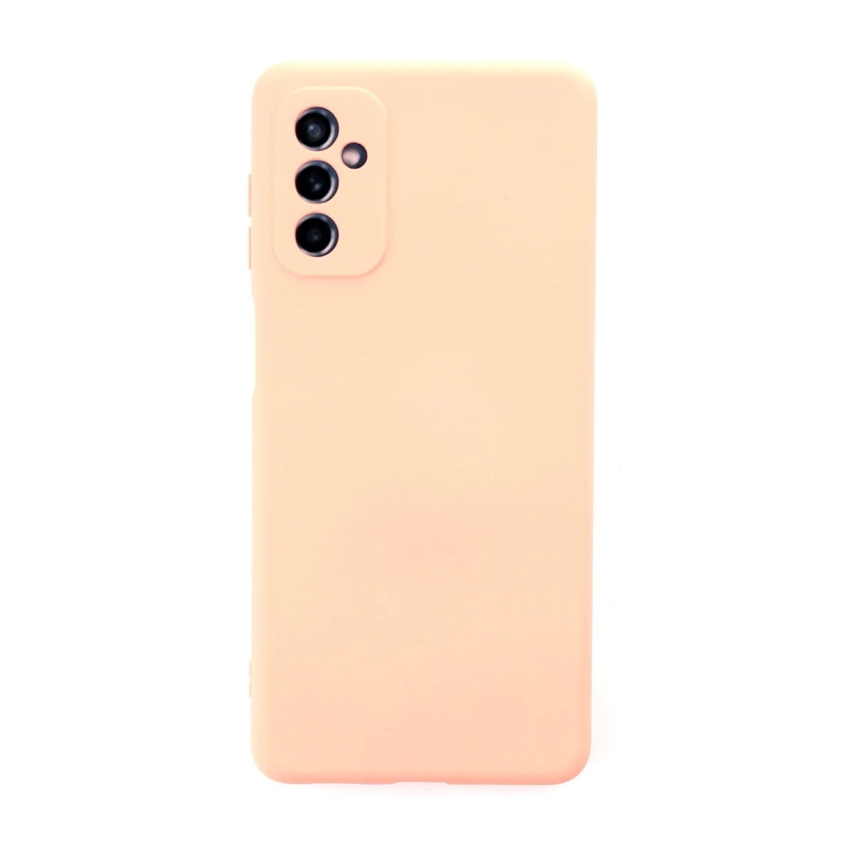 Galaxy M52 5G Kılıf Nano İçi Kadife Silikon - Pudra