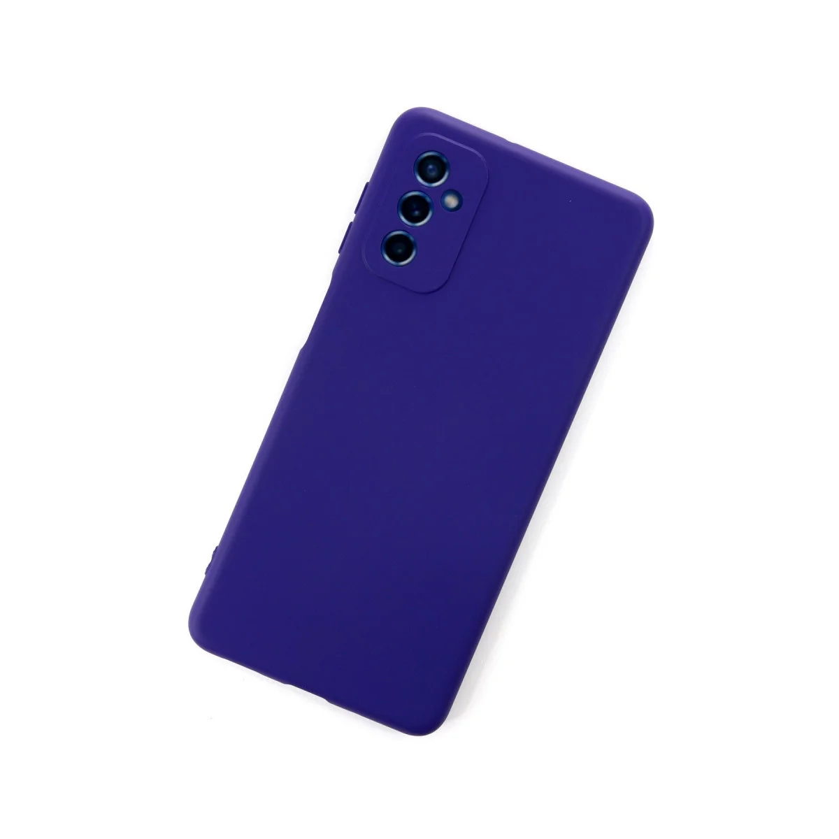 Galaxy M52 5G Nano İçi Kadife Silikon Kılıf - Mor