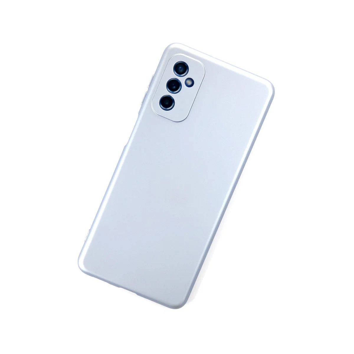 Galaxy M52 5G Nano İçi Kadife Silikon Kılıf - Sky Blue