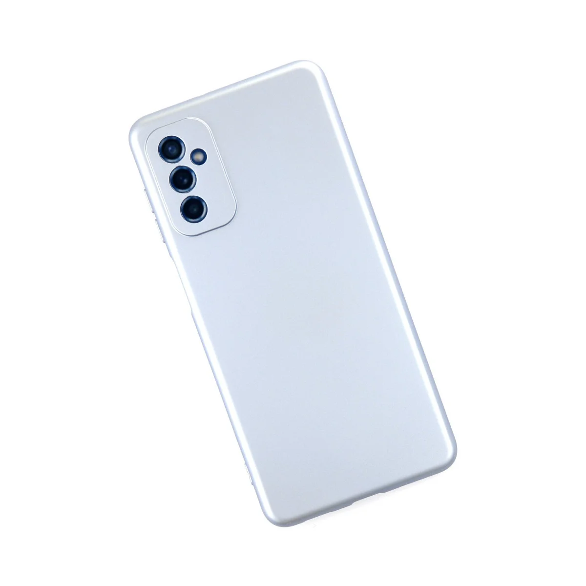Galaxy M52 5G Nano İçi Kadife Silikon Kılıf - Sky Blue
