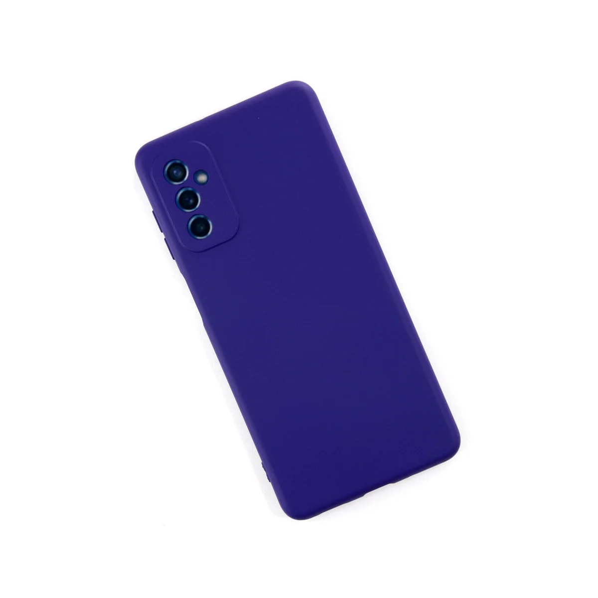 Galaxy M52 5G Nano İçi Kadife Silikon Kılıf - Mor