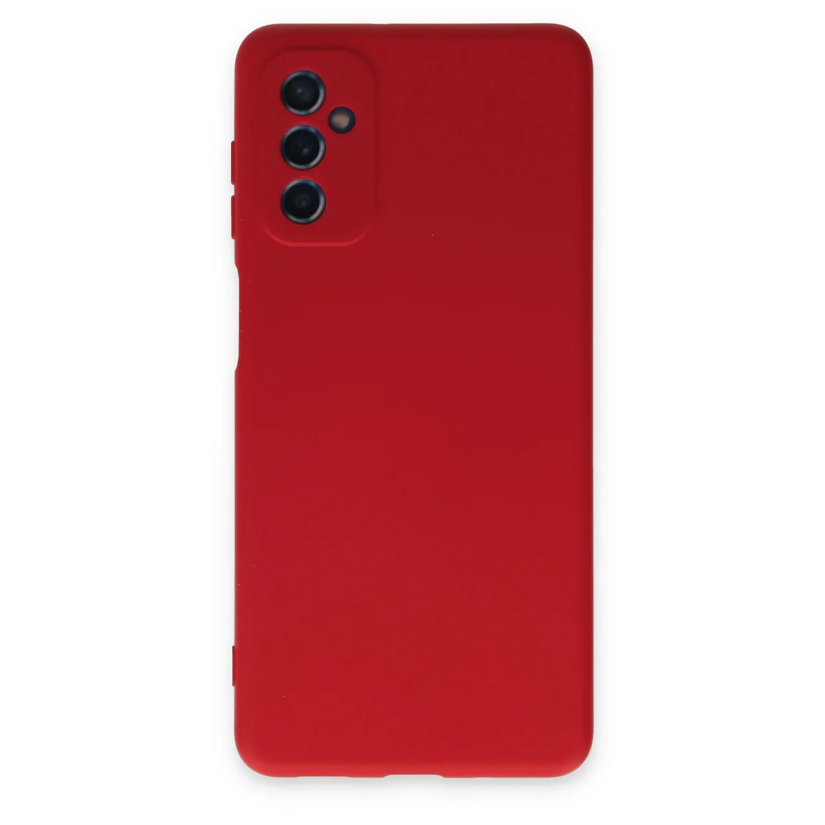 Galaxy M52 5G Nano İçi Kadife Kılıf - Kırmızı, Tam Koruma