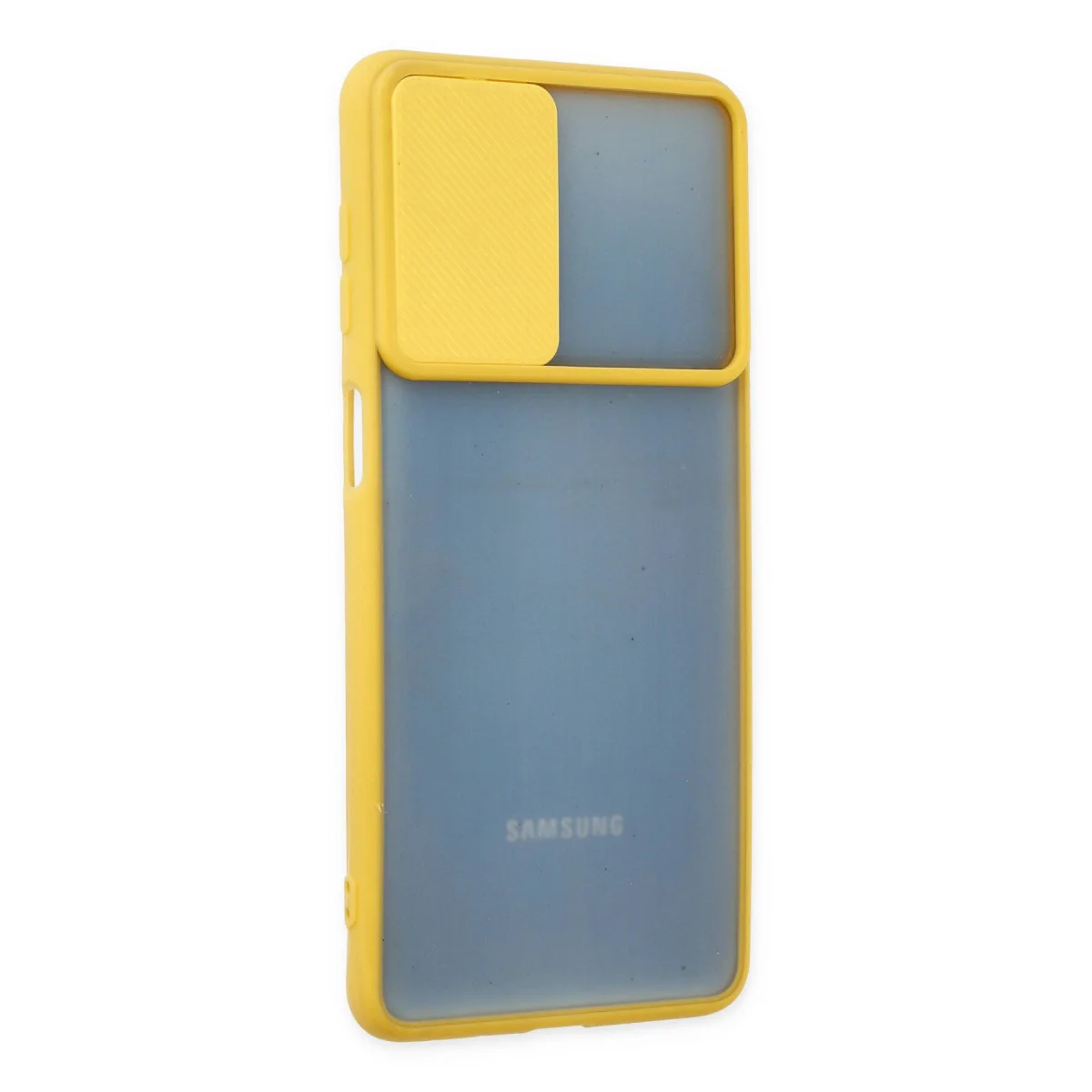 Galaxy M52 5G Silikon Kılıf - Buzlu Kamera Koruma & Şıklık