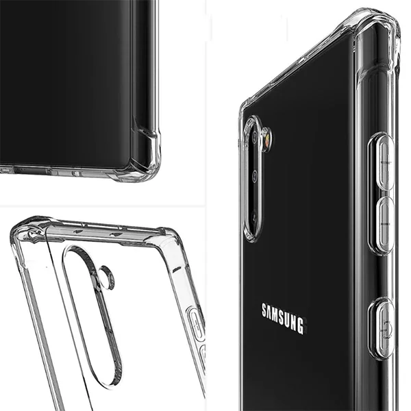 Galaxy Note 10 Anti-Drop Darbe Emici Silikon Kılıf - Ultra Koruma ve Şok Emici