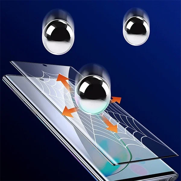 Galaxy Note 10 Full Ekran Koruyucu 0.15mm 2'li Set - Tam Kavisli Anti-Patlama Şeffaf
