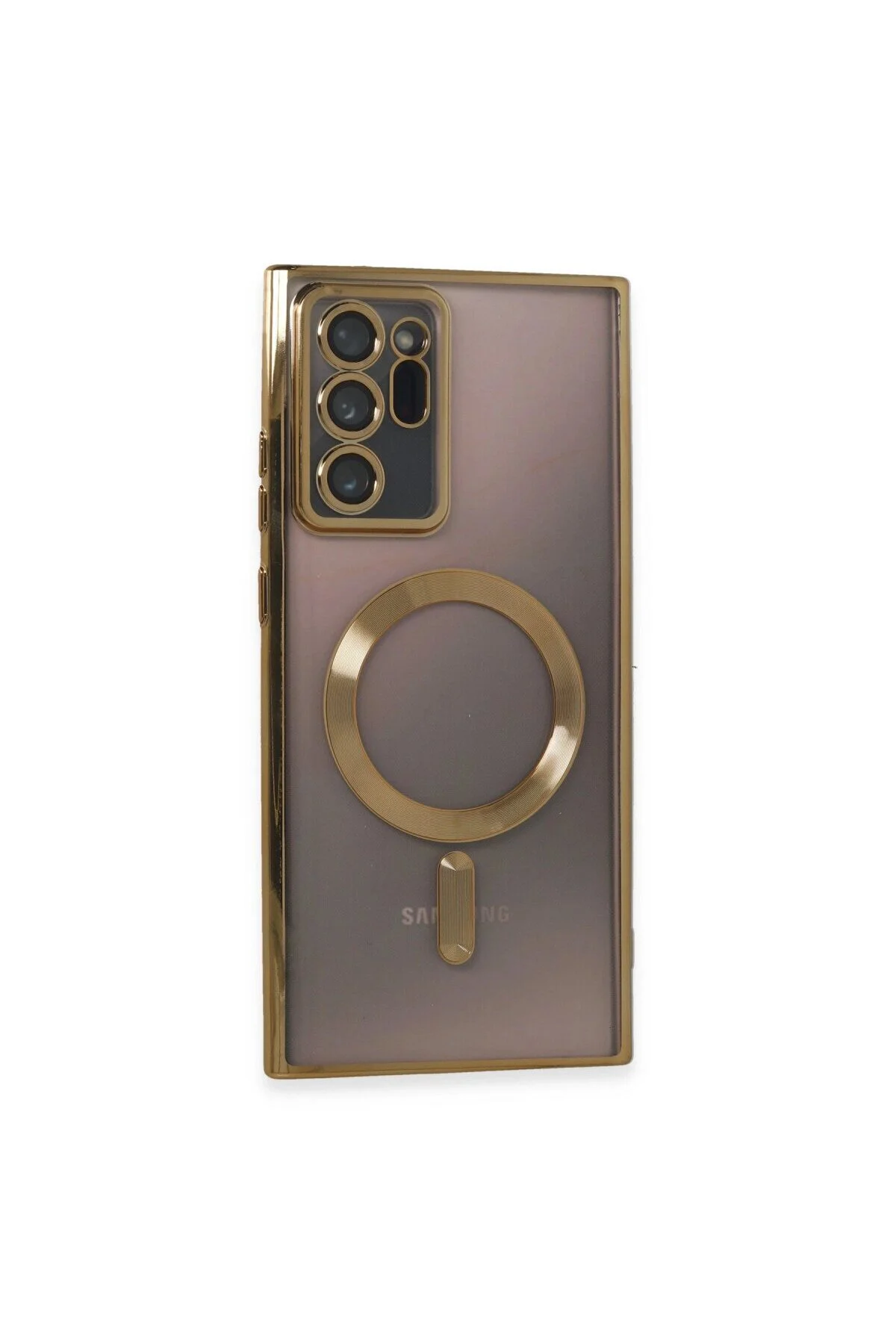 Galaxy Note 20 Ultra Kılıf Kross Magneticsafe Kapak - Gold