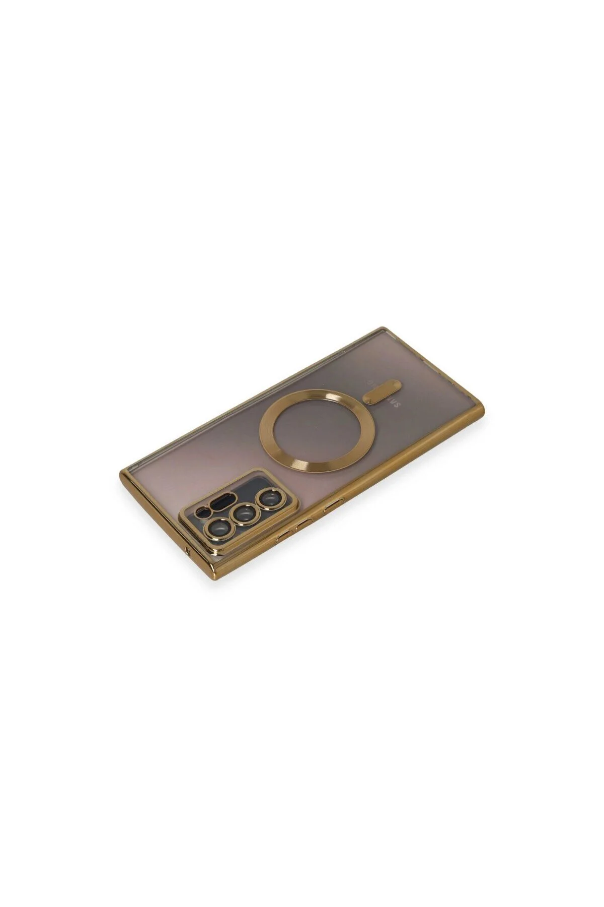 Galaxy Note 20 Ultra Kılıf Kross Magneticsafe Kapak - Gold