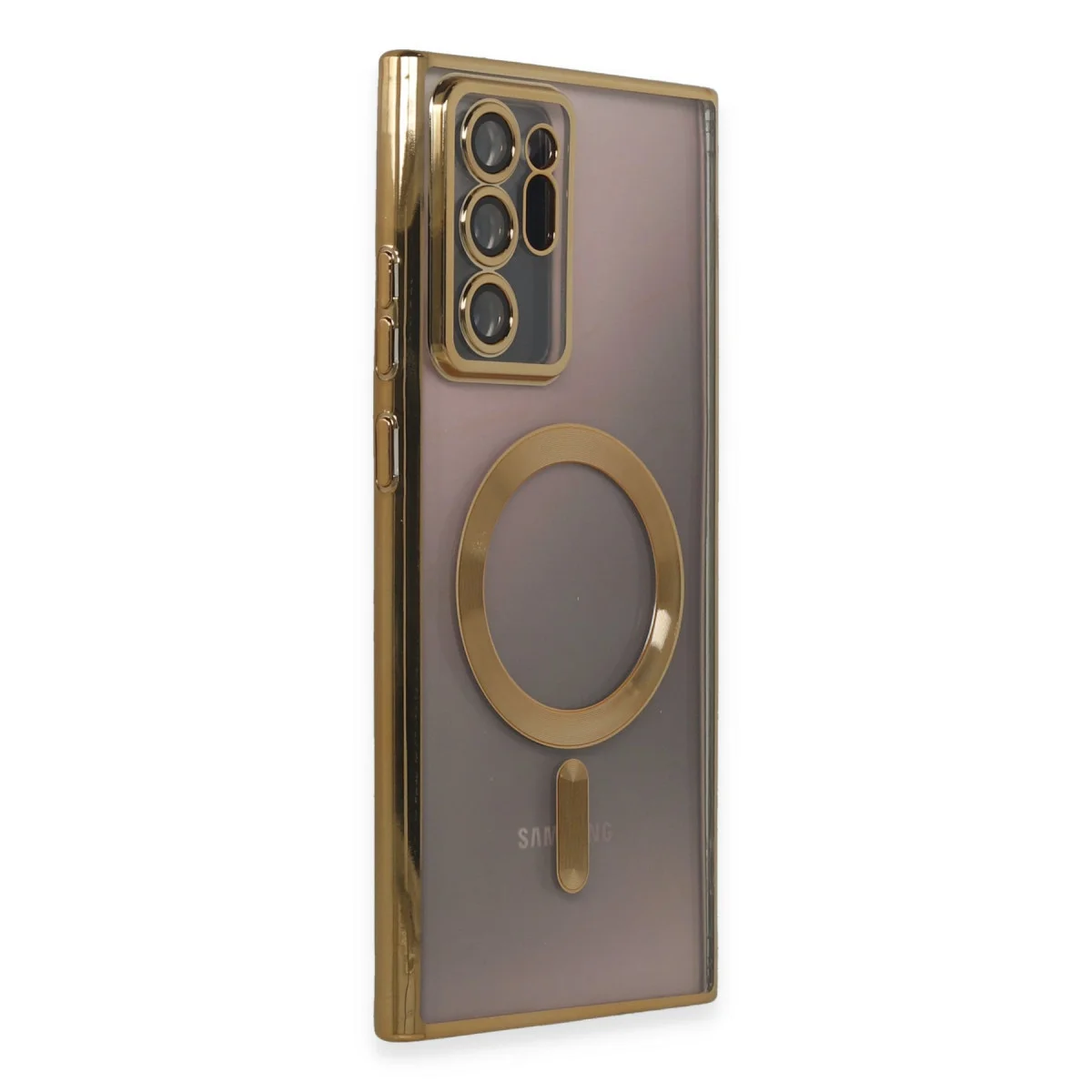 Galaxy Note 20 Ultra Kross Magneticsafe Kapak - Gold ve MagSafe Uyumlu