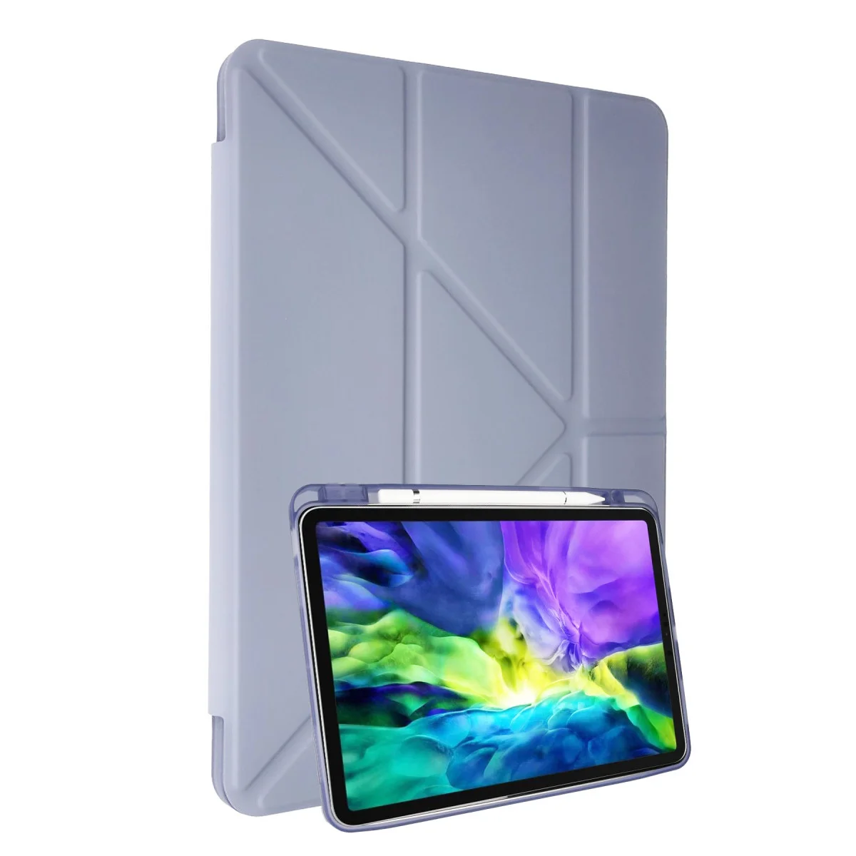 Galaxy P610 Tab S6 Lite 10.4 Mars Tablet Kılıfı - Kalemlikli ve Akıllı Standlı