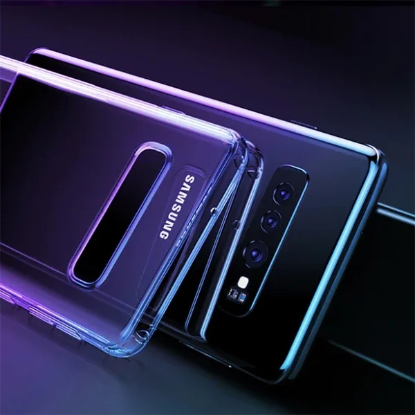 Galaxy S10 Simple Ultra İnce Kamera Korumalı Silikon Kılıf - İncelik ve Şeffaf Koruma