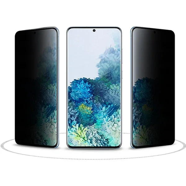Galaxy S20 FE Gizlilik Camı - 3D Full Privacy Temper Cam Ekran Koruyucu