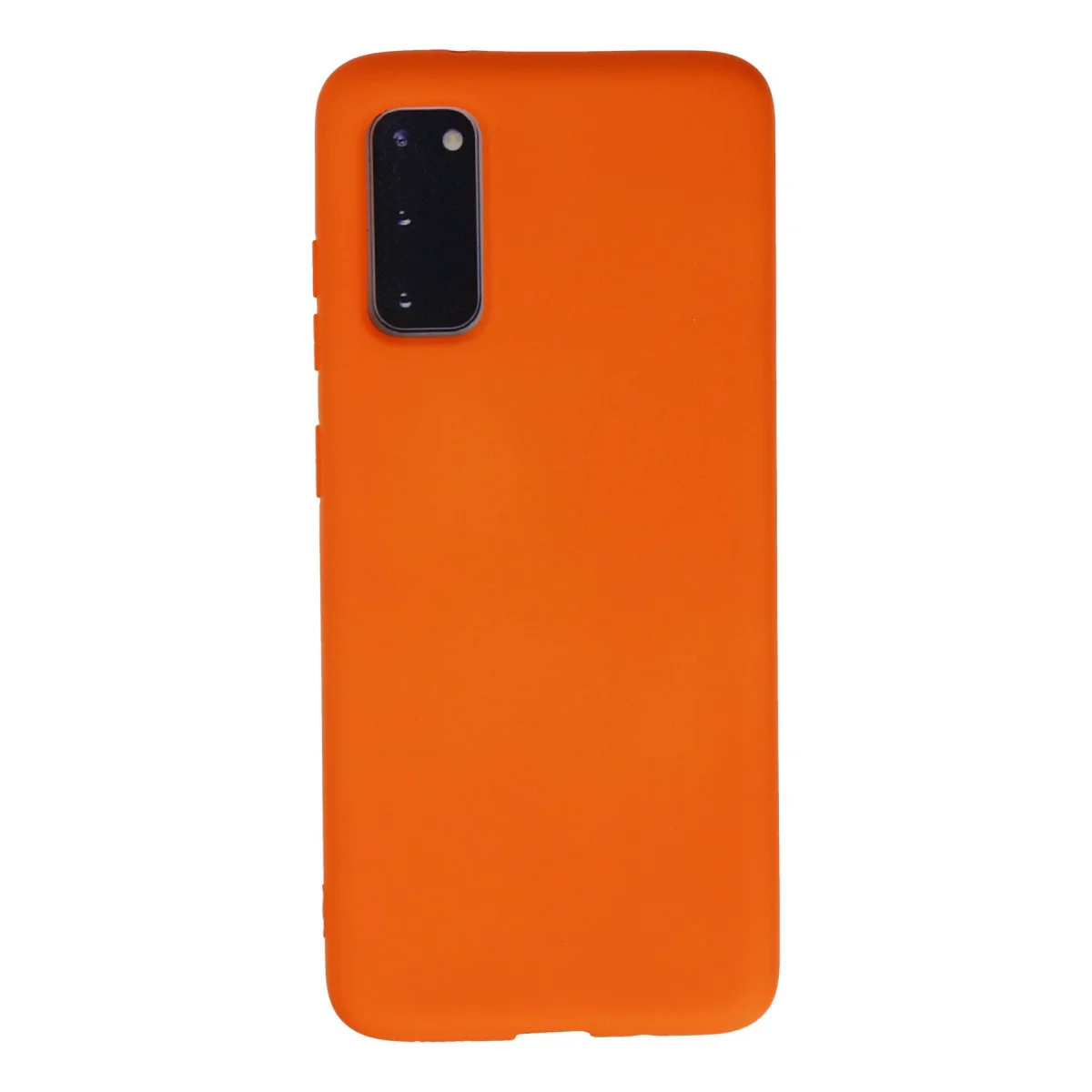 Galaxy S20 Nano İçi Kadife Silikon Kılıf - Turuncu (Ultra Şık) Fiyatı, Yorumları ve Özellikleri