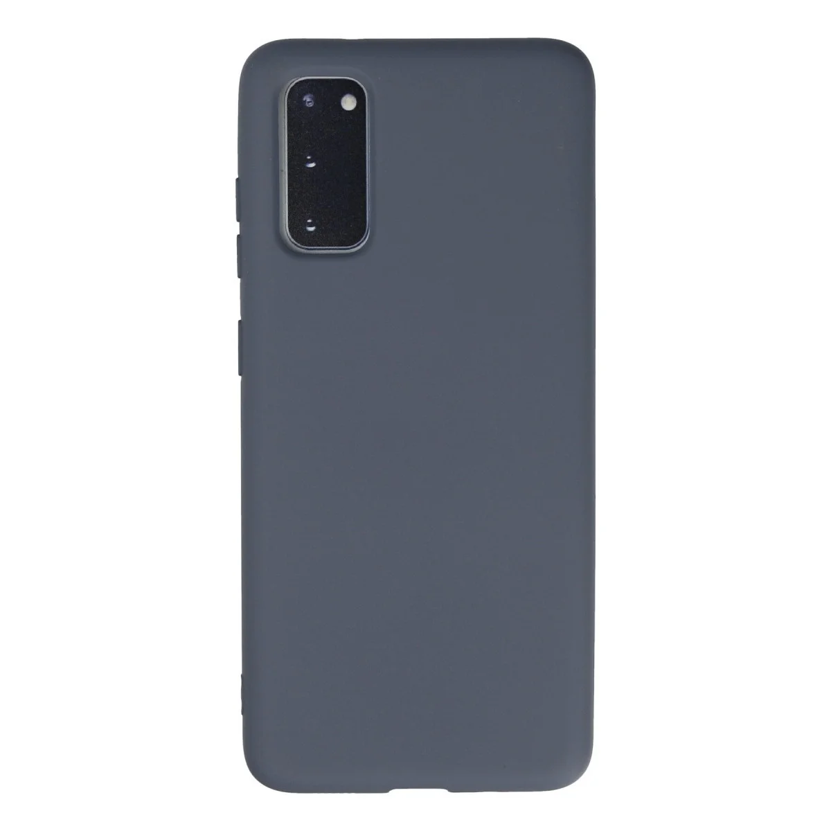 Galaxy S20 Nano İçi Kadife Silikon Kılıf Gri - Yüksek Koruma ve Şıklık