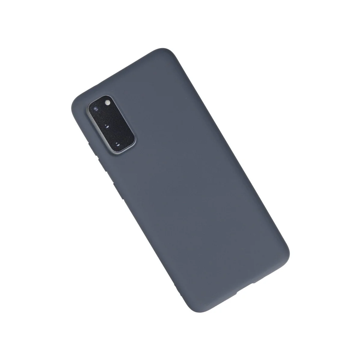 Galaxy S20 Nano İçi Kadife Silikon Kılıf Gri - Yüksek Koruma ve Şıklık