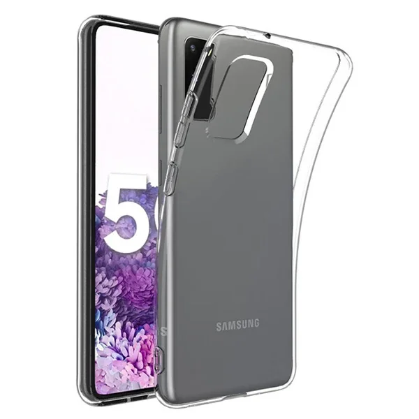 Galaxy S20 / S20 Lite 2.0 mm Şeffaf Silikon Kılıf - Shockproof Koruyucu Kılıf