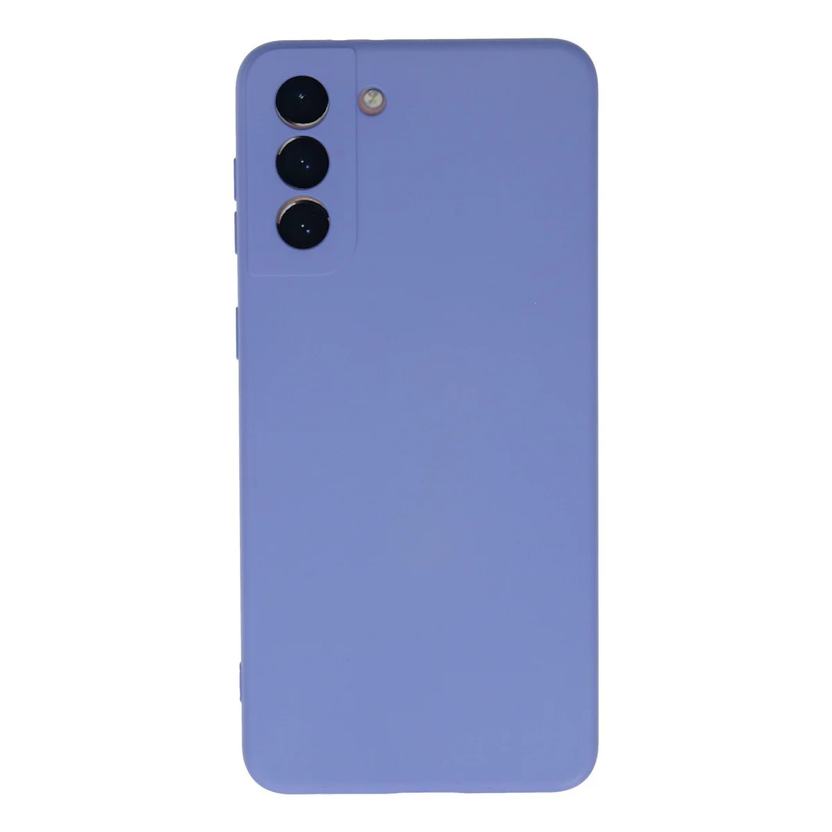Galaxy S21 Plus Kılıf - Nano İçi Kadife Silikon Lila Koruma Kılıfı