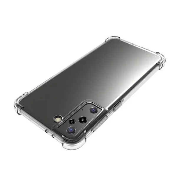 Galaxy S21 Plus / S30 Plus Darbe Emici Silikon Kılıf - Şok Geçirmez Şeffaf Koruyucu