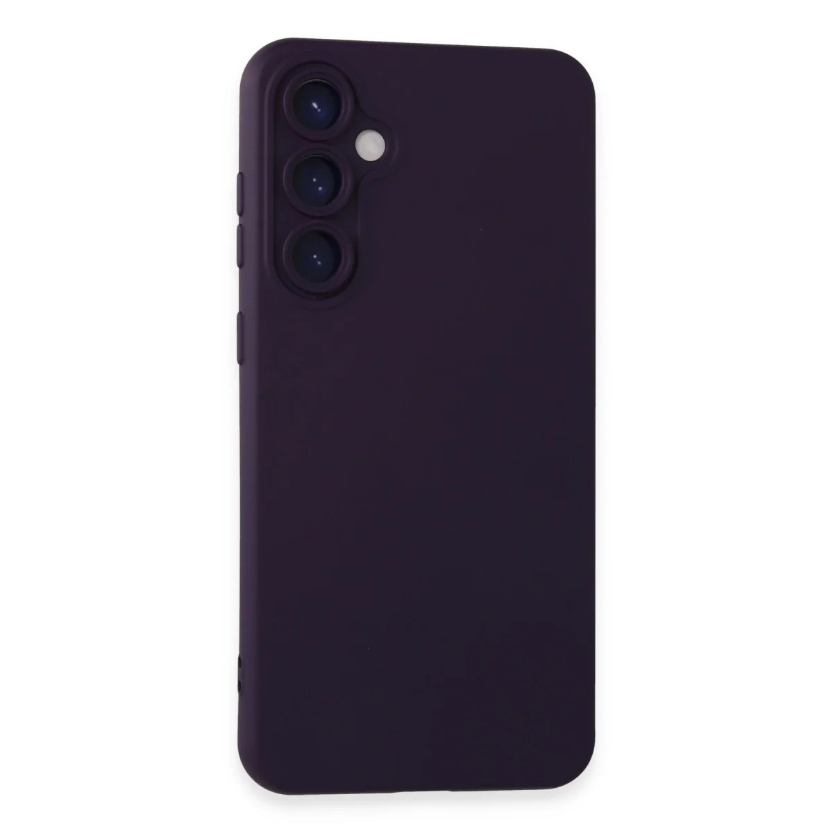 Galaxy S23 FE Nano İçi Kadife Silikon Kılıf - Mor (Ekstra Koruma ve Şıklık)