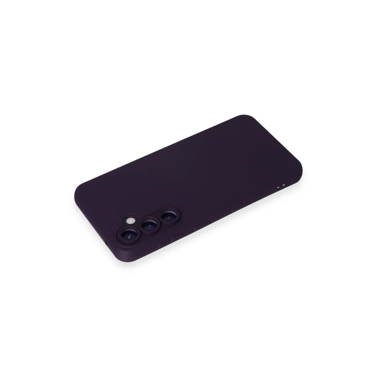 Galaxy S23 FE Nano İçi Kadife Silikon Kılıf - Mor (Ekstra Koruma ve Şıklık)