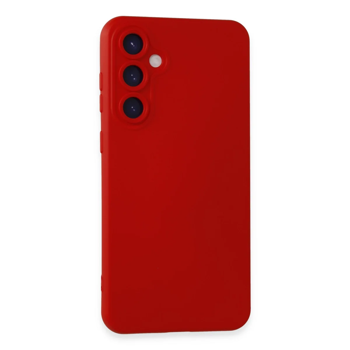 Galaxy S23 FE Nano İçi Kadife Silikon Kılıf Kırmızı - Tam Koruma ve Ultra Şık Tasarım
