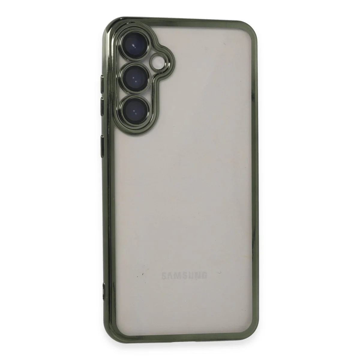 Galaxy S23 FE Razer Lensli Silikon Kılıf - Yeşil ve Estetik Koruma
