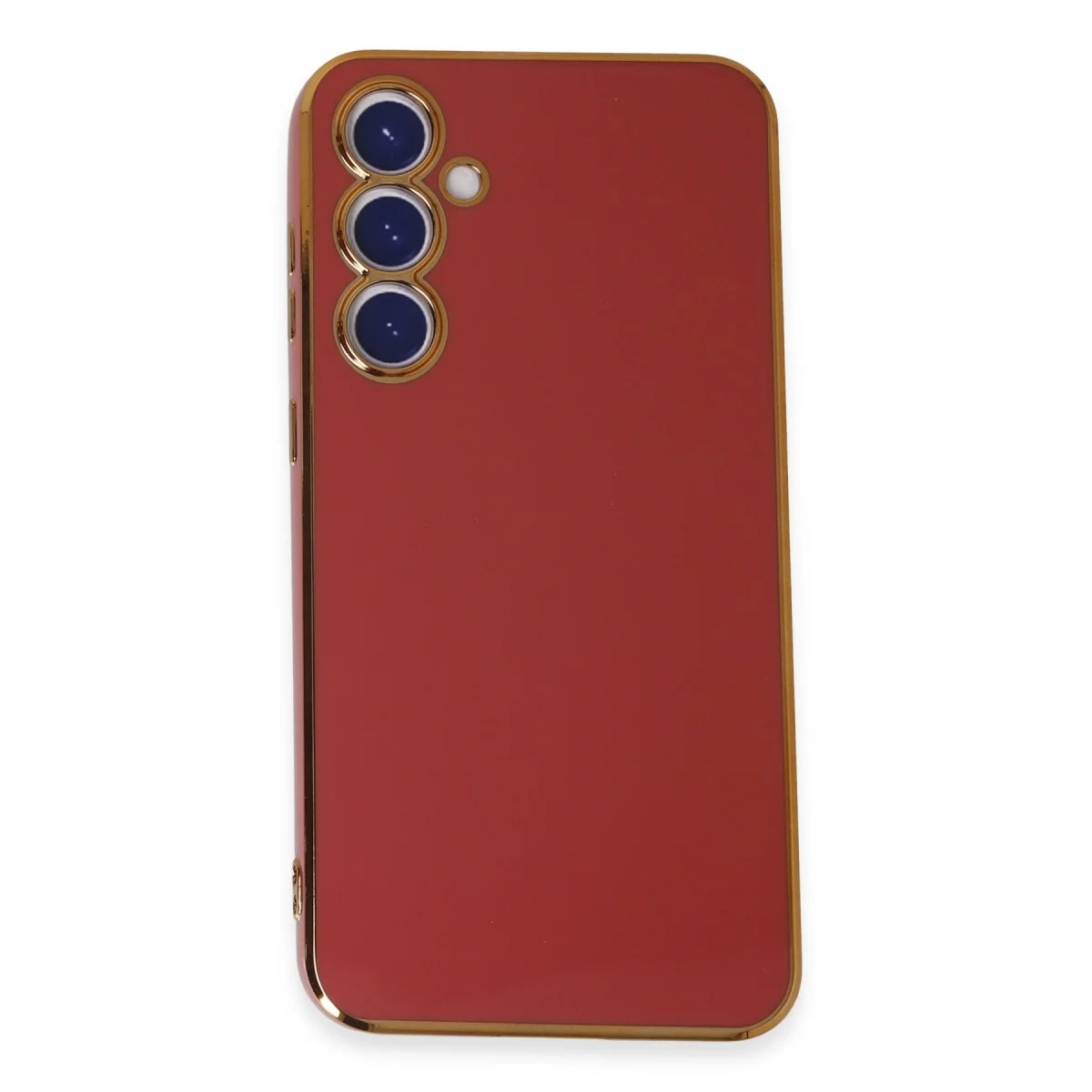 Galaxy S23 FE Volet Silikon Kılıf - Kırmızı, Şık Tasarım ve 360° Tam Koruma