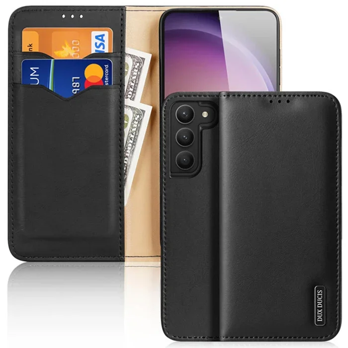 Galaxy S23 Kılıf – Manyetik Cüzdanlı & RFID Korumalı Deri Kılıf