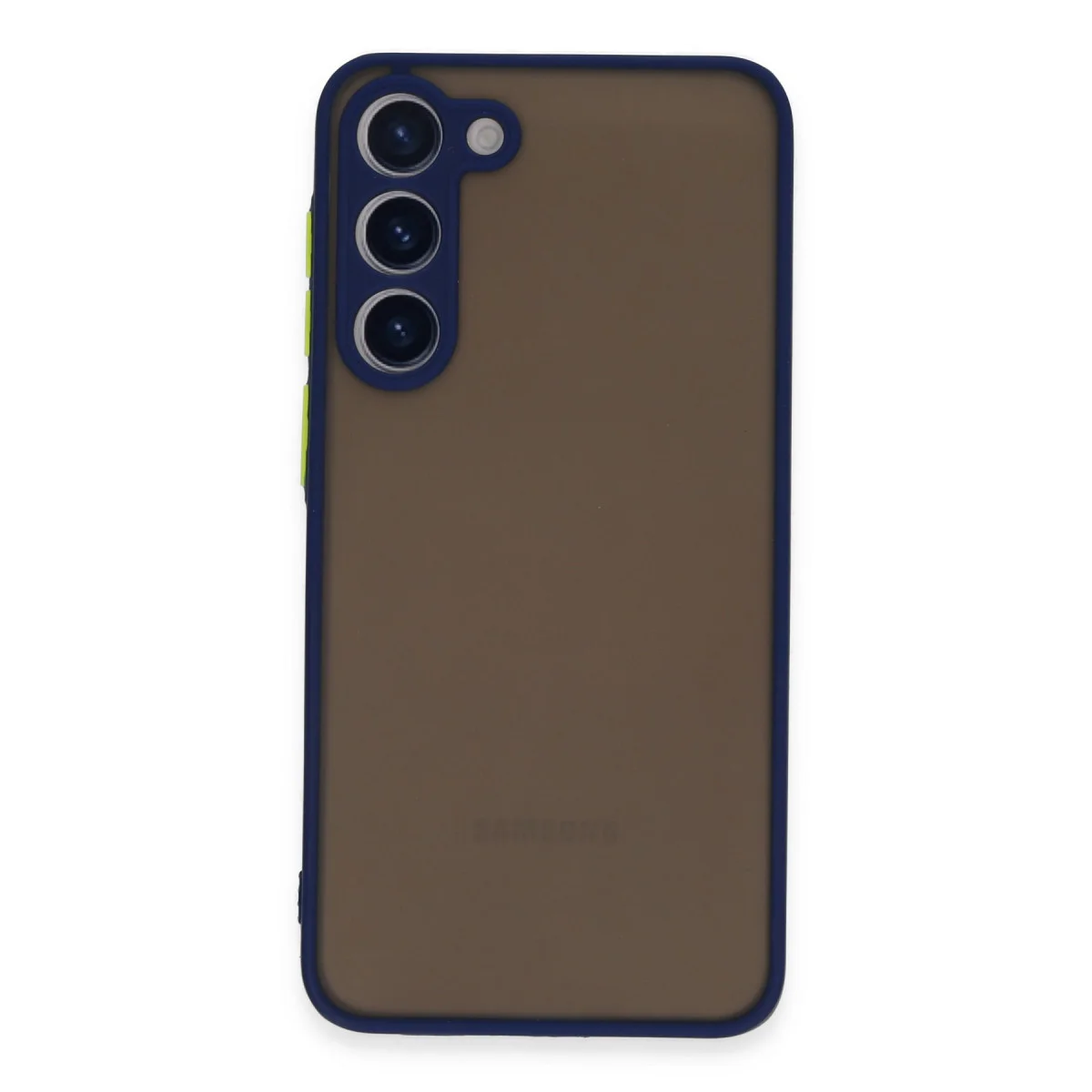 Galaxy S23 Montreal Silikon Kılıf - Lacivert, Kamera Korumalı