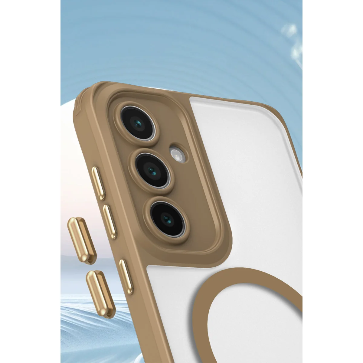Galaxy S23 Plus Enka MagSafe Kılıf - Desert Silikon Kılıf