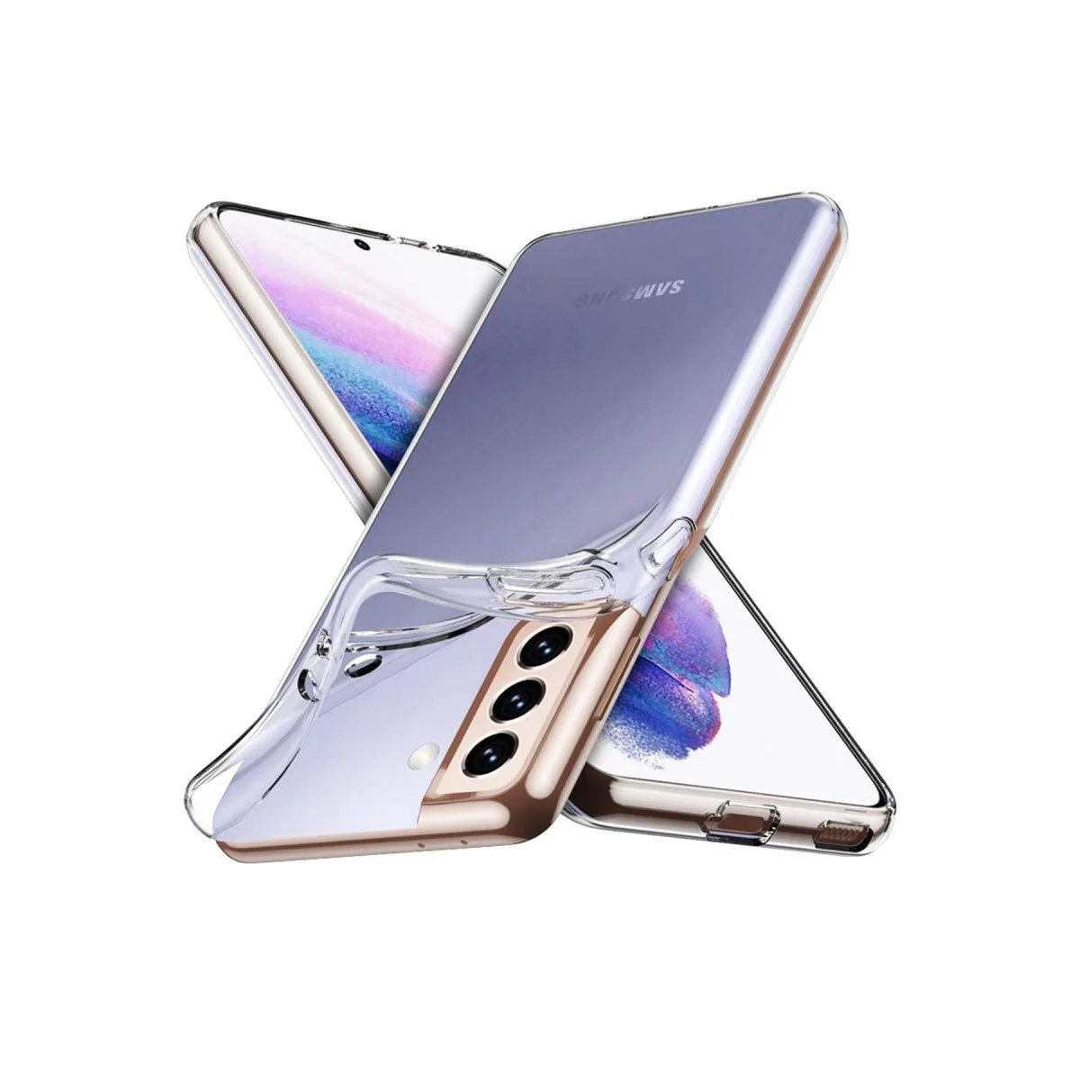 Galaxy S23 Plus Lüx Şeffaf Silikon Kılıf - Pürüzsüz Korumalı ve Anti-Sararma