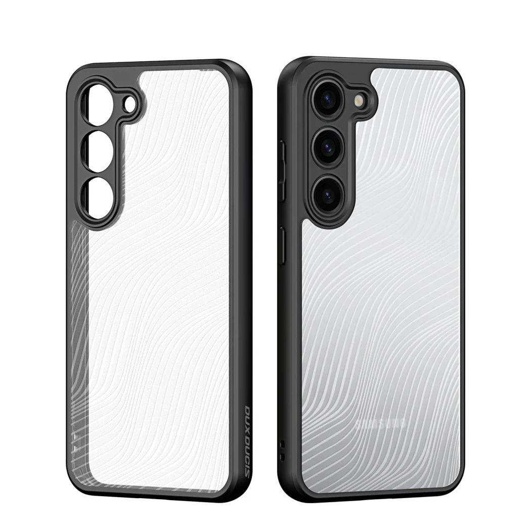 Galaxy S23 Plusa Uyumlu Duxy Aimo Serisi Frost Sert Kapak - Antiparmakizi Lensli Silikon TPU Kılıf