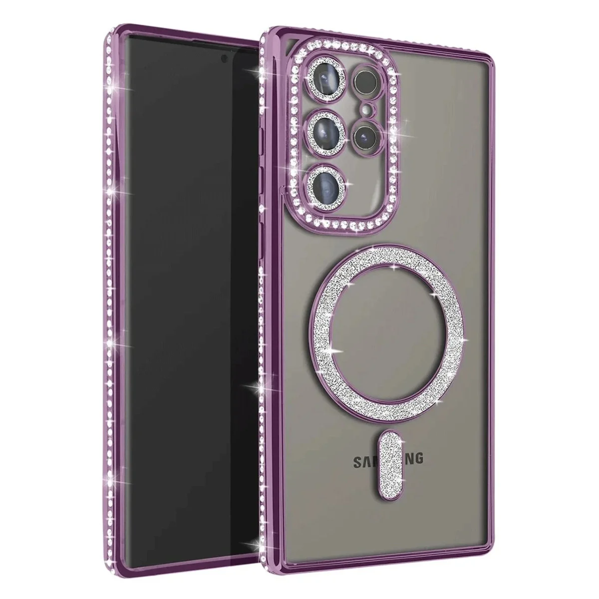 Galaxy S23 Ultra Derin Mor Joke Simli Magneticsafe Kılıf - TPU Kamera Koruma ve Kablosuz Şarj Desteği Fiyatı, Yorumları ve Özellikleri