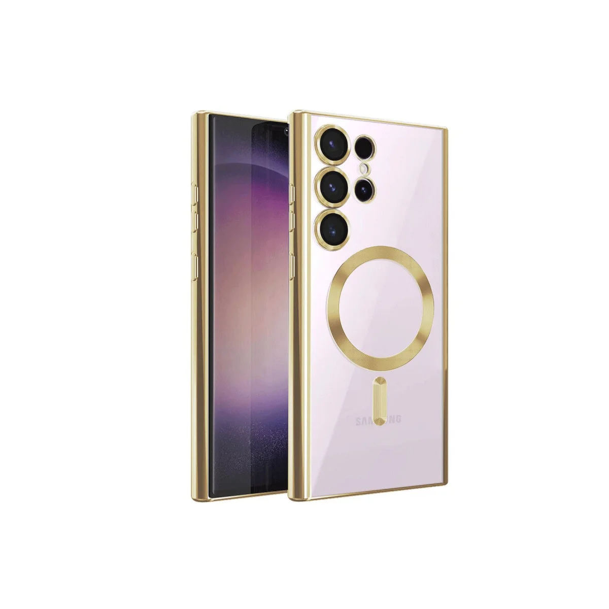 Galaxy S23 Ultra Kross Magneticsafe Kılıf - Gold