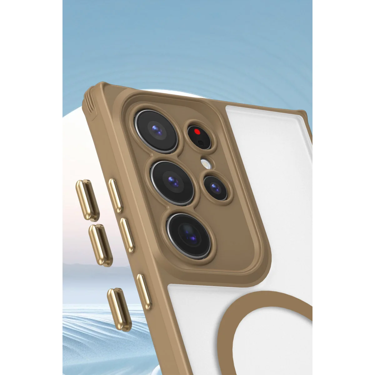 Galaxy S23 Ultra Silikon Kılıf - MagSafe Uyumlu, Airbag Köşe Koruma ve Lacivert