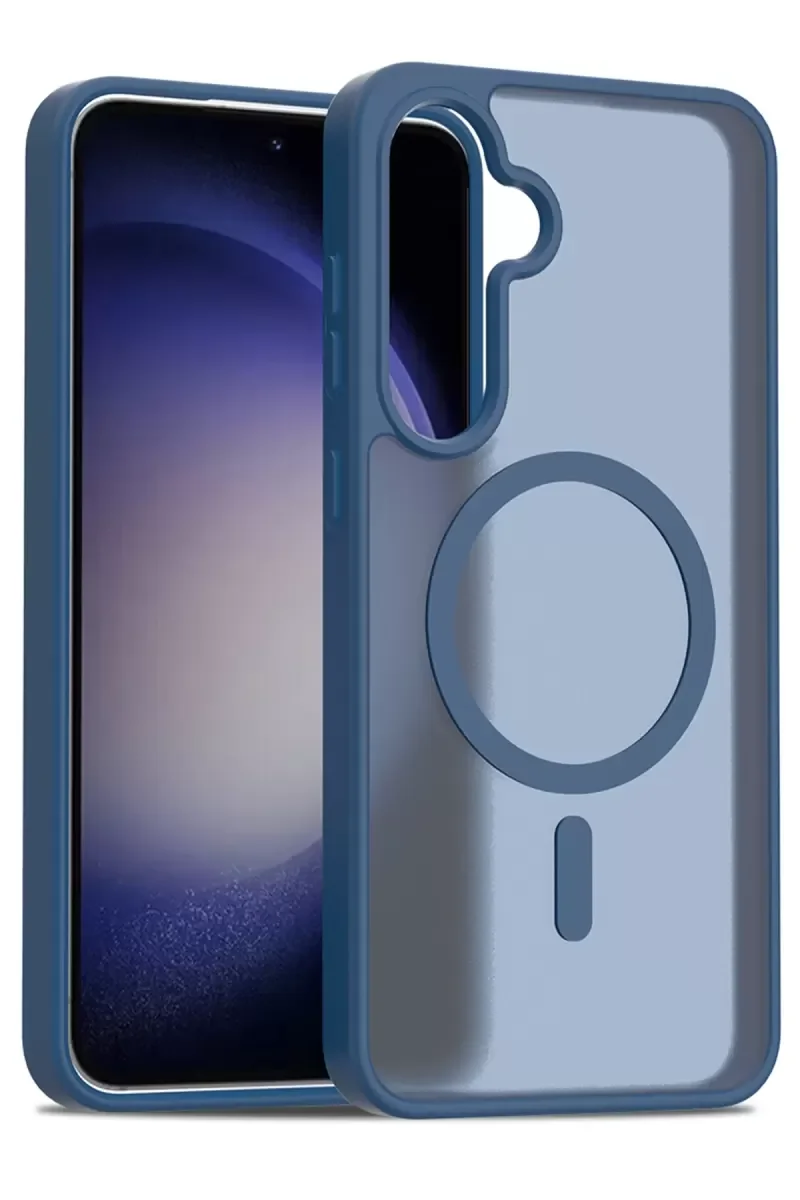 Galaxy S24 FE ile Uyumlu Jota MagSafe Kılıf - Lacivert