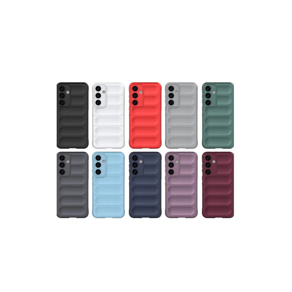 Galaxy S24 FE Optimum Silikon Kılıf - Kırmızı (Mat Kaplama & Maksimum Koruma)