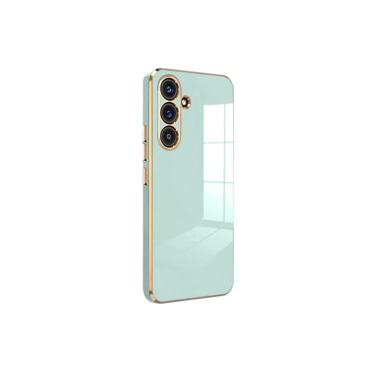 Galaxy S24 FE Volet Silikon Kılıf - Açık Yeşil Premium Koruma
