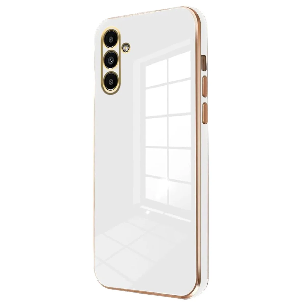 Galaxy S24 FE Volet Silikon Kılıf - Beyaz Premium Koruma