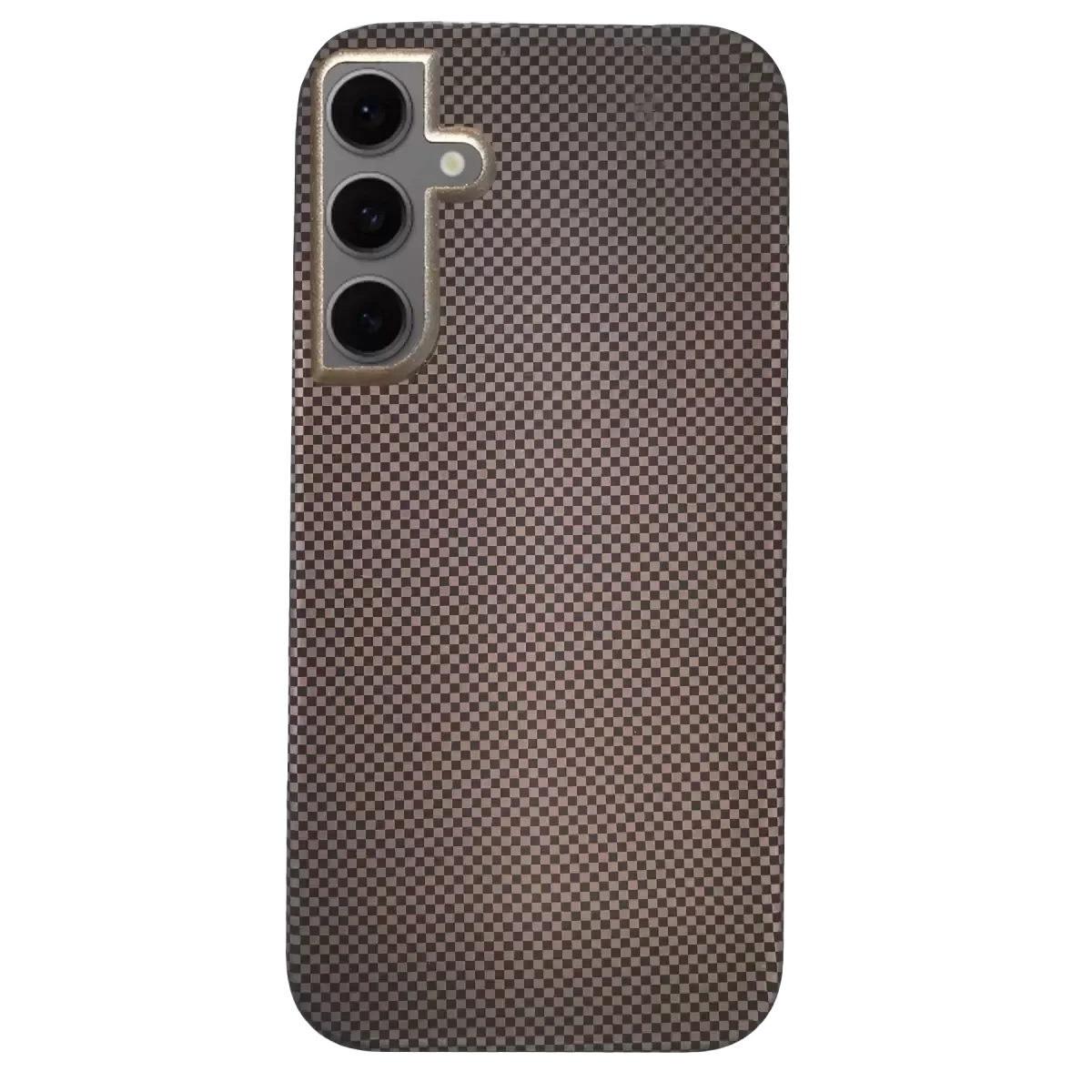 Galaxy S24 ile Uyumlu Magsafe Kılıf - Carbon Fiber Natural Grey