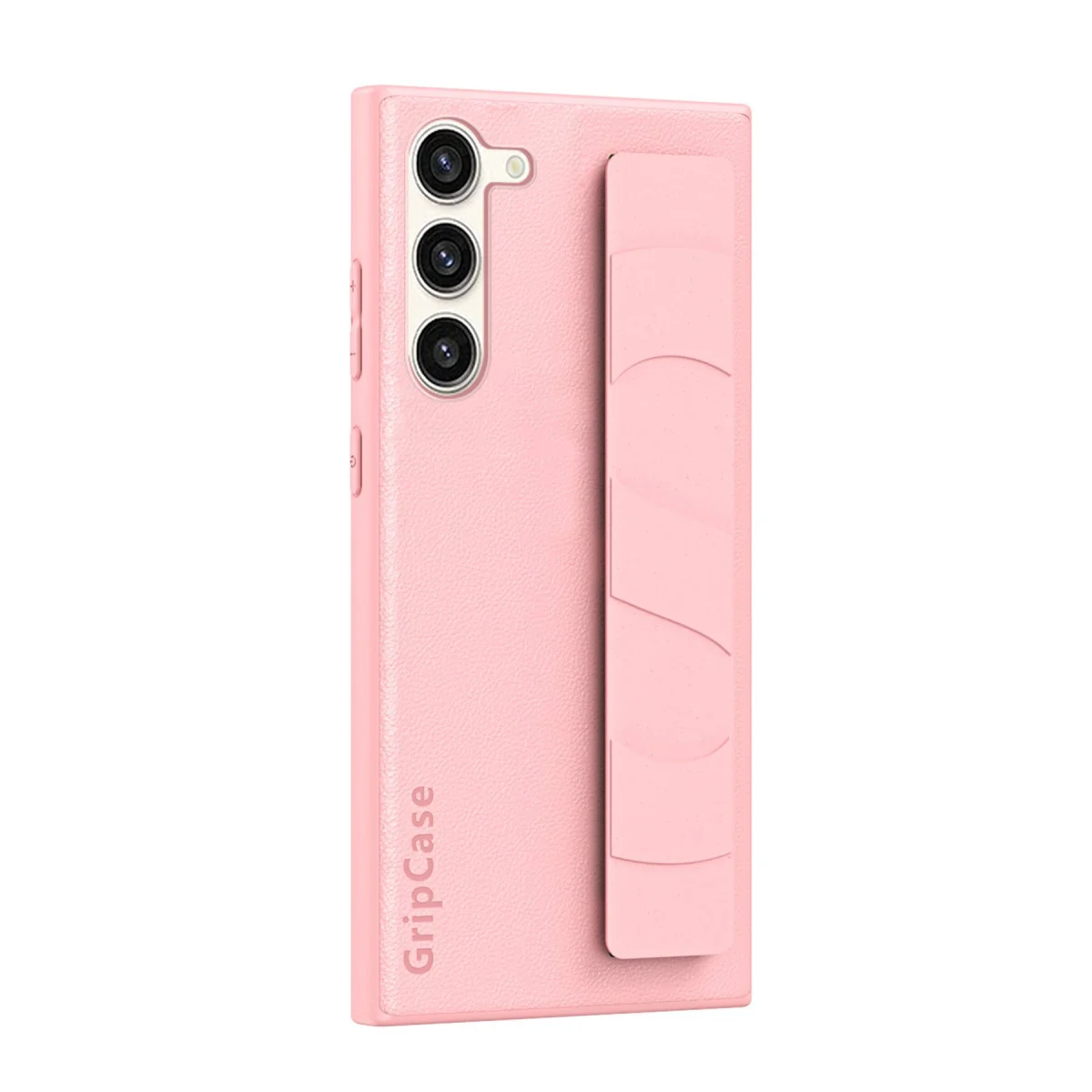 Galaxy S24 Kılıf Data Kapak - Pudra 9H Camlı Kılıf ve Stand Özellikli