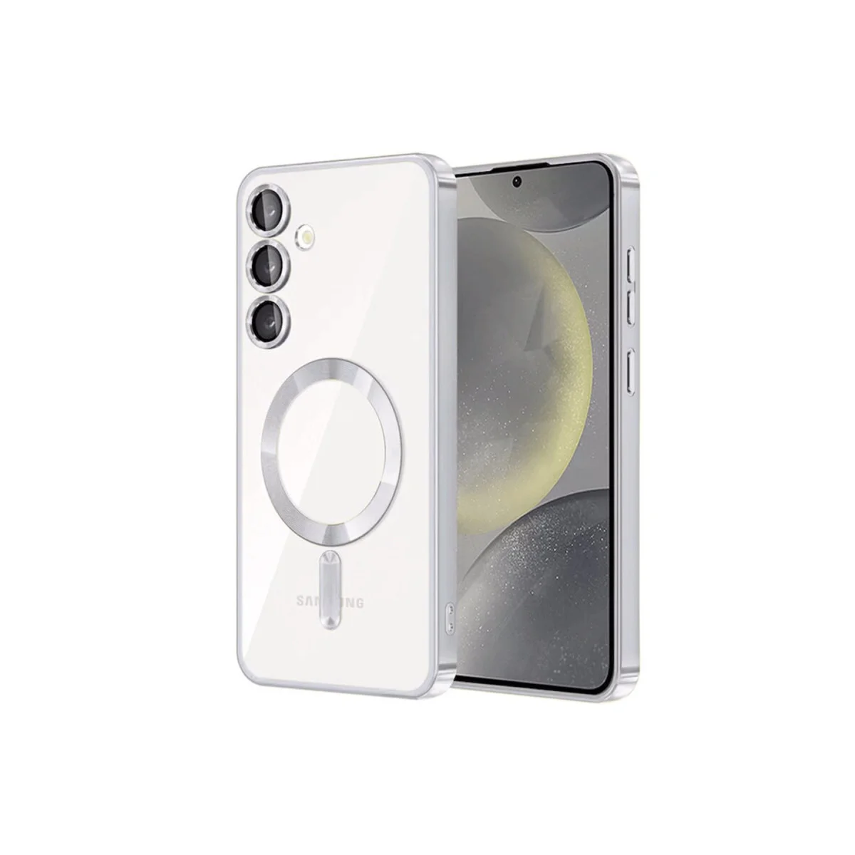 Galaxy S24 Kross Magneticsafe Titan Gri Kılıf - MagSafe Uyumlu ve Korumalı