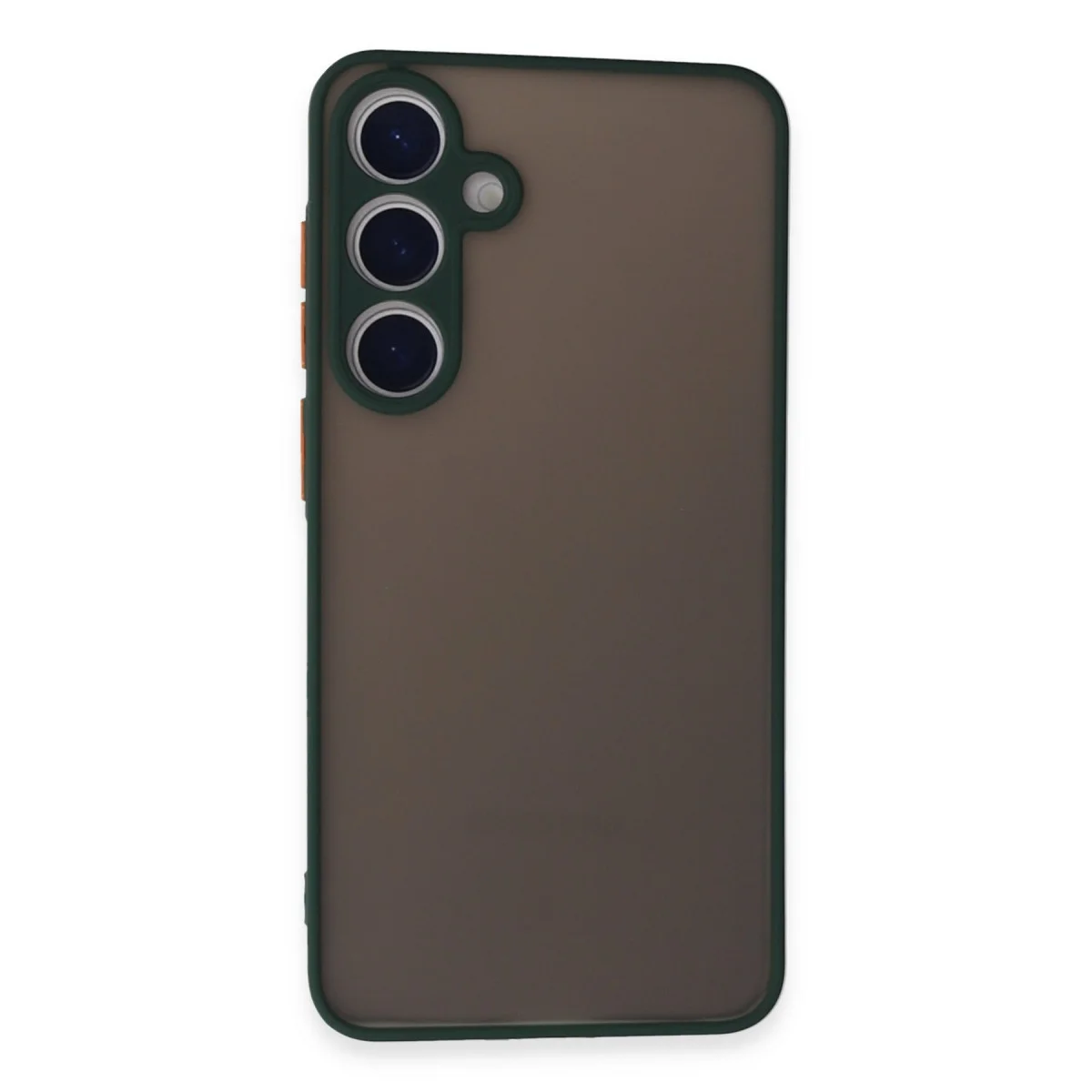 Galaxy S24 Montreal Silikon Kapak - Yeşil Kamera Koruma ve Şık Tasarım